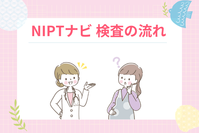 NIPTナビ、検査の流れ